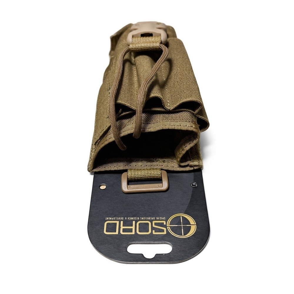 SORD MOLLE Tactical Mag Pouch Coyote Tan Rifle Magazine Holder New - Picture 3 of 6